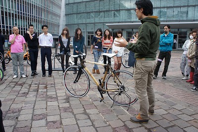 11月19日・20日に渋谷区一帯で行われた渋谷芸術祭で、バンタンの学生と卒業生がBiketope2011に参加しました。